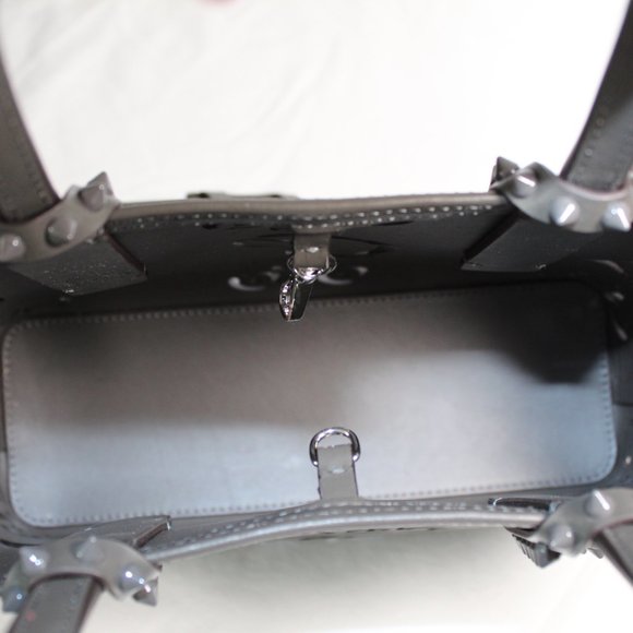 NWT CHRISTIAN LOUBOUTIN Cabata Crossbody Top Handle Perforated Logo Shoulder Bag - Picture 6 of 9